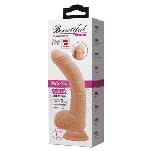 Beautiful Alex 11" Vibrating Dildo - Realisztikus vibrátorok