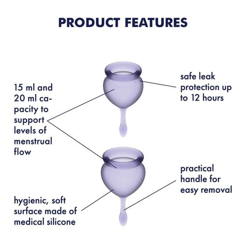 Feel Good Menstrual Cup Lilla - Image 4