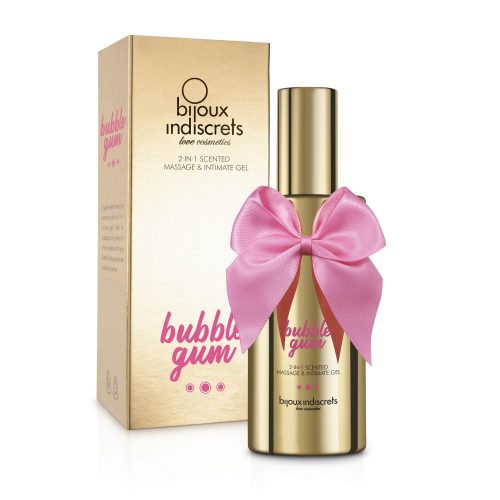 BUBBLEGUM 2 in 1 Scented Massage & Intimate gel - Image 3