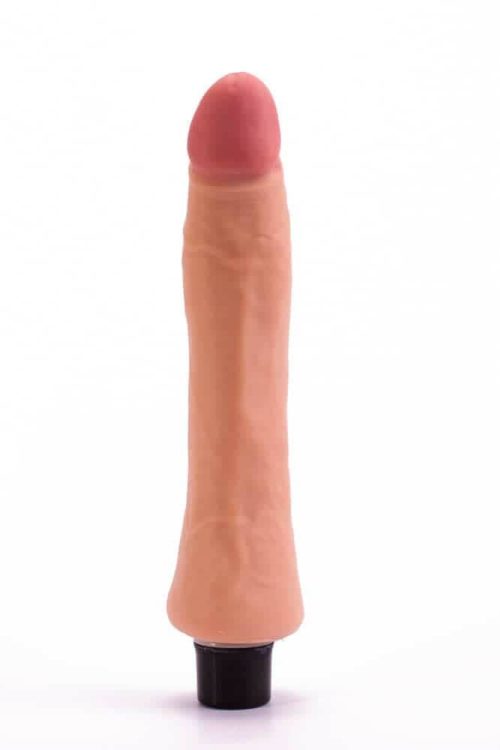 9" Real Softee Vibrating Dildo  5 - Image 3