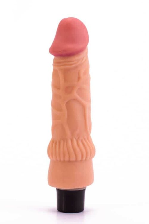 7.8" Real Softee Vibrating Dildo  2 - Image 4