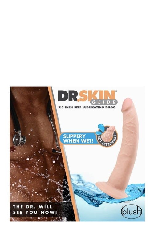DR. SKIN 7.5INCH SELF LUBRICATING DILDO - Image 4