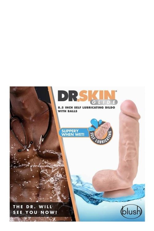 DR. SKIN 8.5INCH SELF LUBRICATING DILDO - Image 4