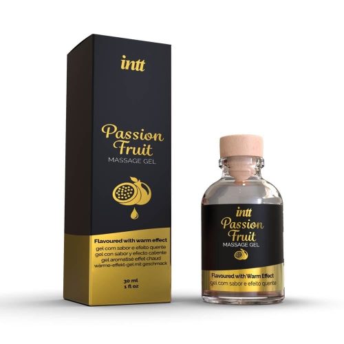 MASSAGE GEL PASSION FRUIT GLASS BOTTLE 30ML + BOX - Image 3