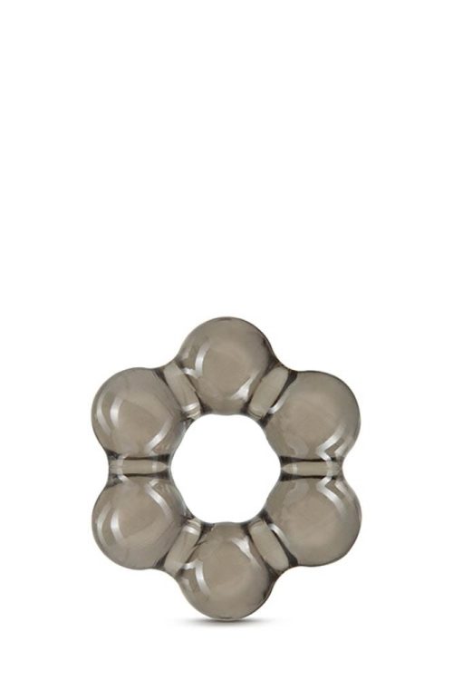 STAY HARD THICK BEAD COCK RING BLACK - Image 2