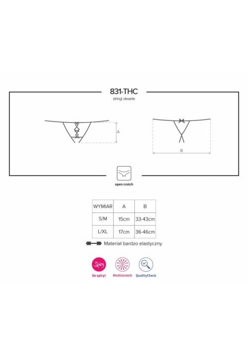 831-THC-1 crotchless thong L/XL - Image 3