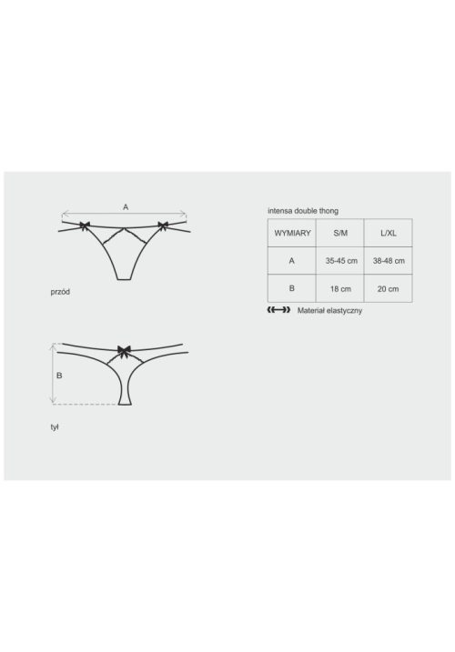 Intensa double thong  S/M - Image 3