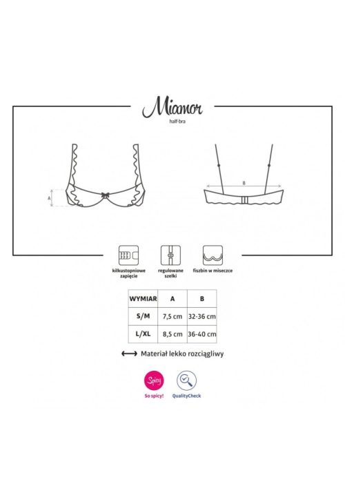 Miamor half-bra  L/XL - Image 2