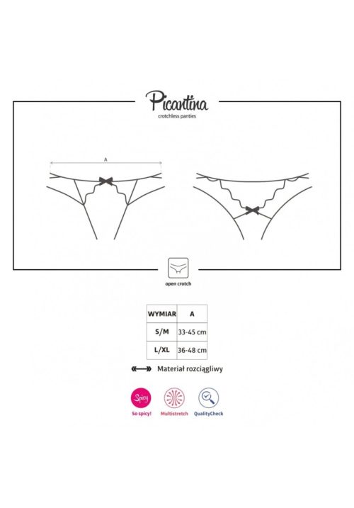 Picantina crotchless thong L/XL - Image 3