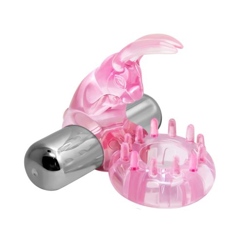 Cock Ring With Bullet Vibrator Pink 1 - Image 3