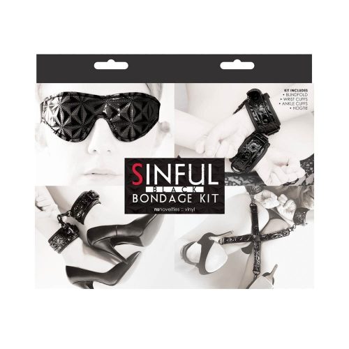 Sinful Bondage Kit Black - Image 1