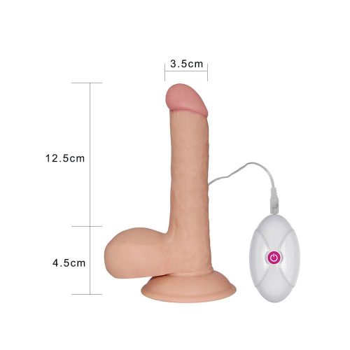 7.5" The Ultra Soft Dude - Vibrating - Image 4