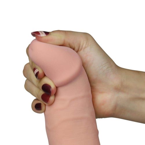 8.8" The Ultra Soft Dude - Vibrating Flesh - Image 3