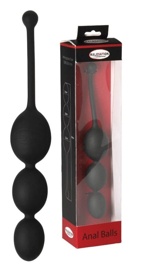 Malesation Anal Balls Black - Image 1