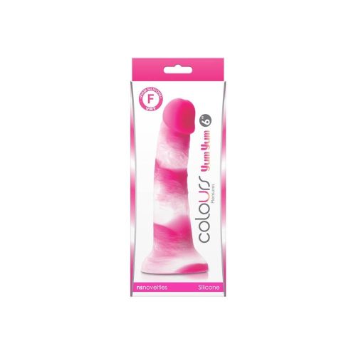 Colours - Pleasures - Yum Yum  6" Dildo - Pink - Image 1