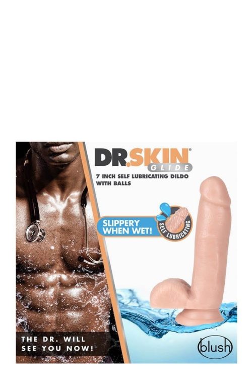 DR. SKIN 7INCH SELF LUBRICATING DILDO - Image 4