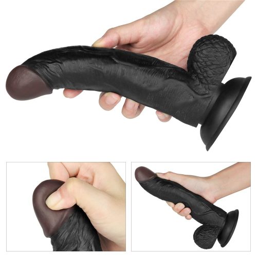 Vibrating Easy Strapon Set 8.5" Black - Image 2