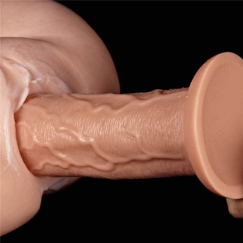 11'' Realistic Long Dildo Flesh - Image 2