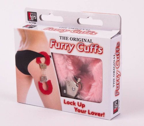 Metal Handcuff With Plush Pink - Image 1