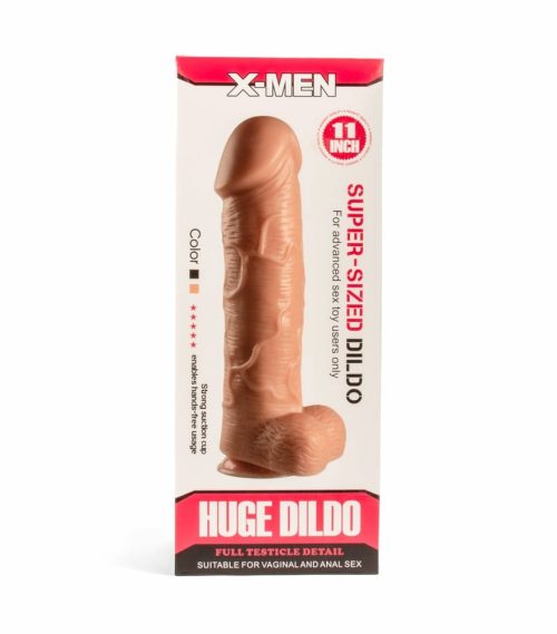 X-MEN Super Sized Dildo 11 inch Flesh II - Image 1