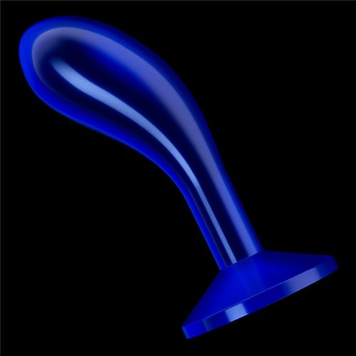 Flawless Clear Prostate Plug 6.0'' Blue - Image 3