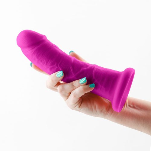 Colours - Dual Density - 7" Girth Dildo - Purple - Image 4