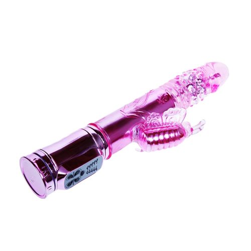 Throbbing Butterfly Vibrator Pink - Image 4