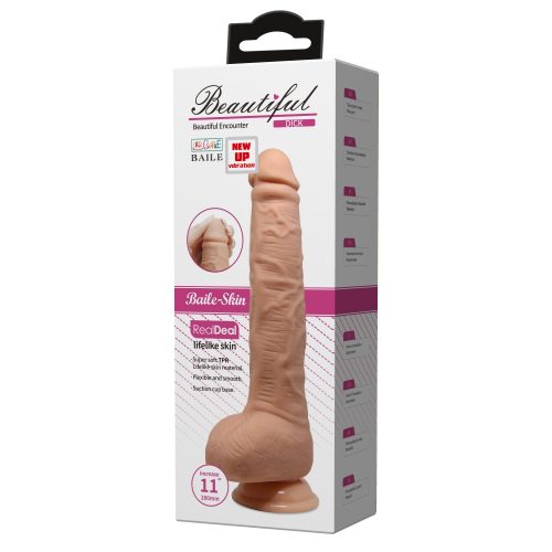 Beautiful Dick 11 " Vibrating Dildo - Image 1