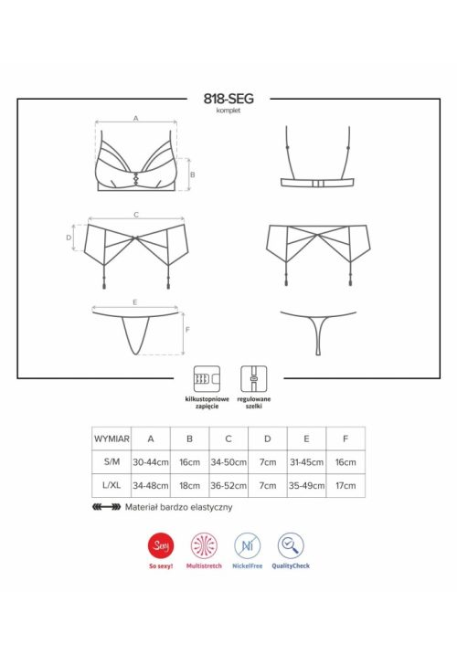 818-SEG-1 3 pcs set L/XL - Image 3