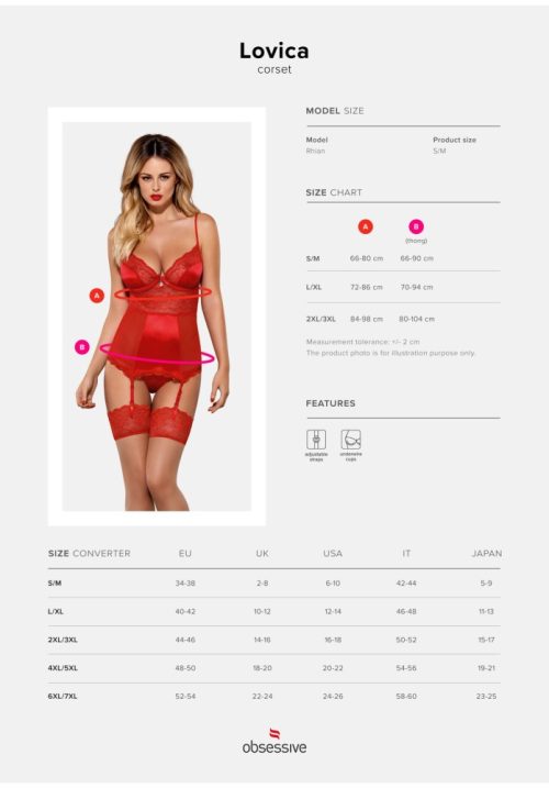 Lovica corset & thong  S/M - Image 3