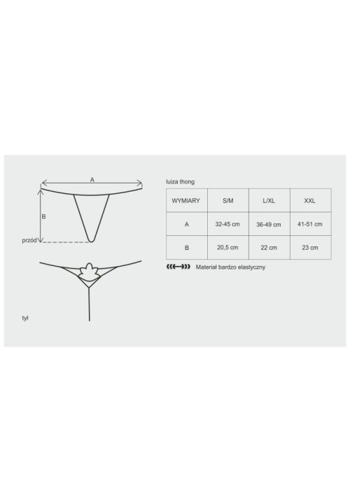 Luiza thong red L/XL - Image 3