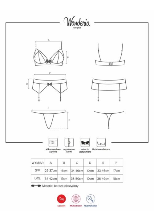 Wonderia set 3pcs black L/XL - Image 3