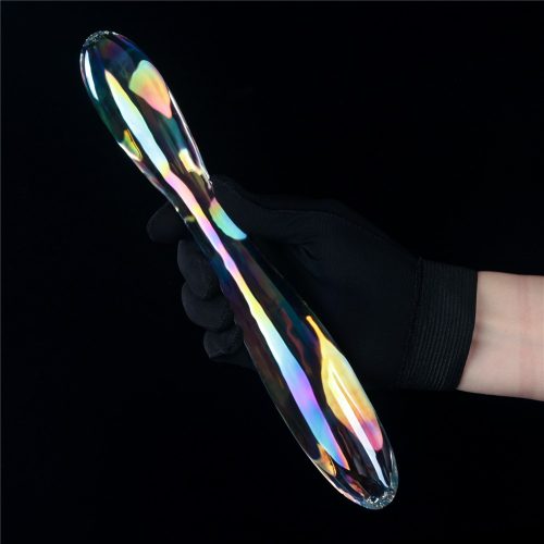 Twilight Gleam Glass Dildo- Double Delight - Image 4