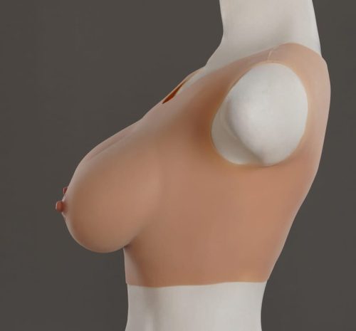 Realistic silicone breastplate C Cup - Image 3