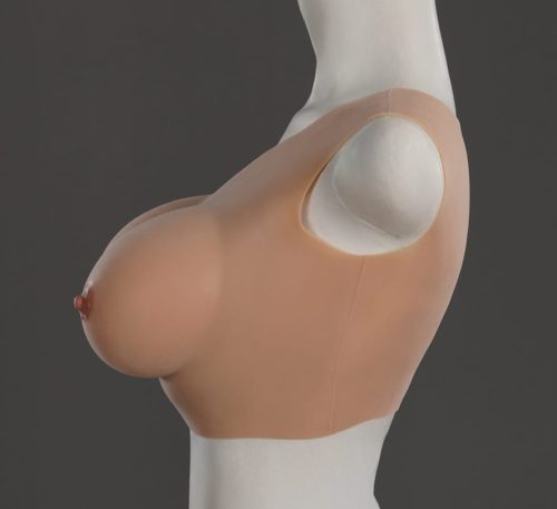 Realistic silicone breastplate D Cup - Image 3