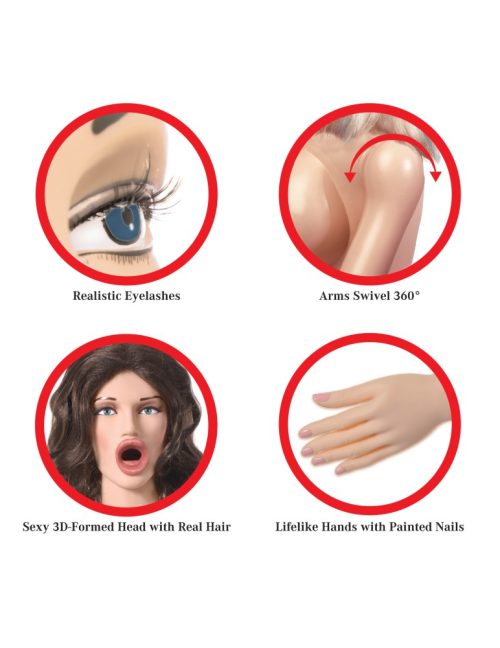 Dollz B.J. Betty Oral Sex Love Doll  Light - Image 4