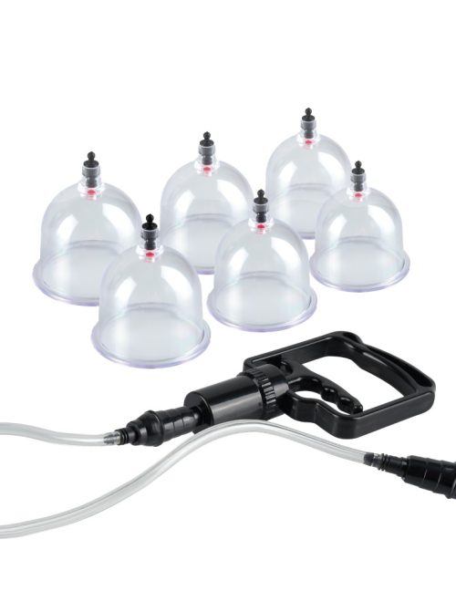 Beginner's 6pc. Cupping Set  Clear/ Black - Image 4