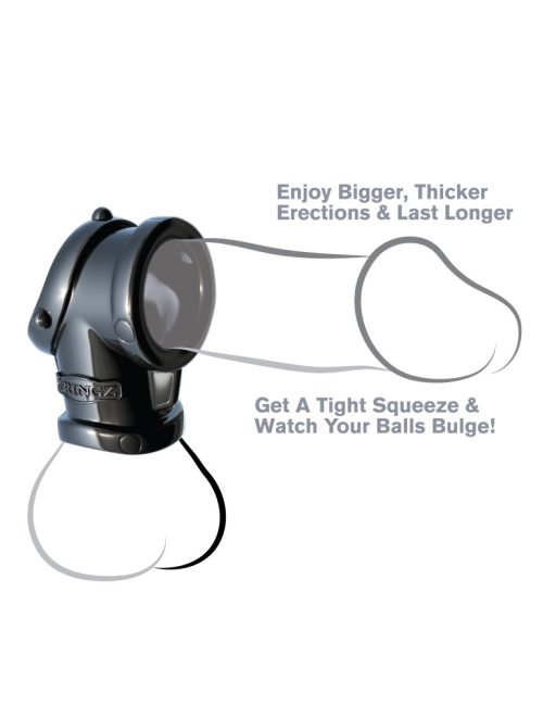 Cock Pipe With Ball-Stretcher  Black - Image 3