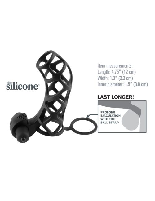 Extreme Silicone Power Cage  Black - Image 3