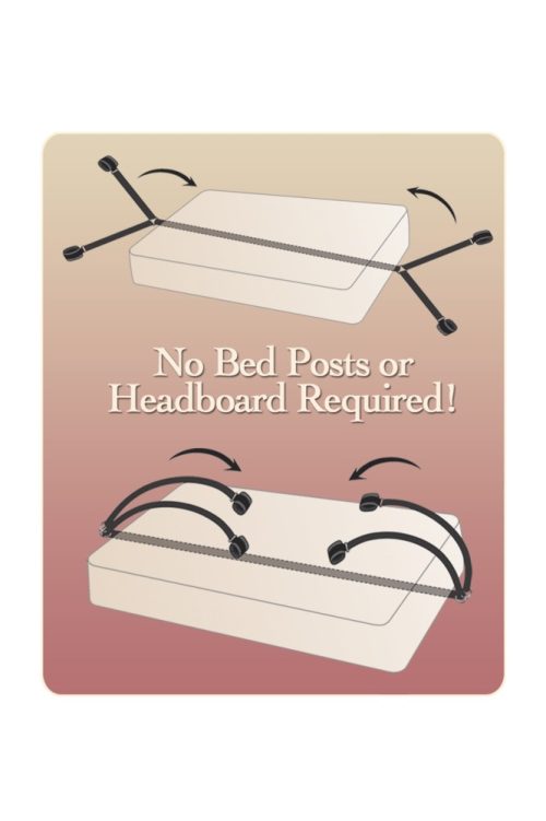 Bed Bindings Restraint Kit  Black - Image 4