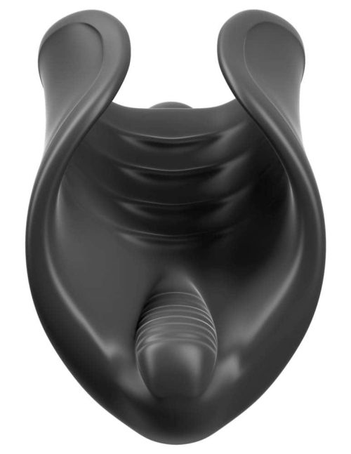 Vibrating Silicone Stimulator Black - Image 2
