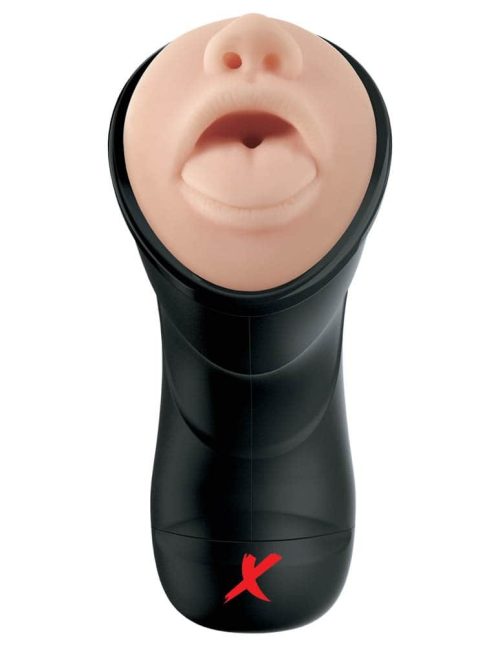 Deep Throat Vibrating Stroker Light/Black - Image 4