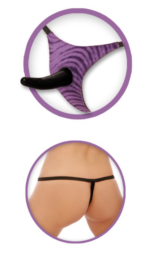 Vibrating Strap-On For Him Purple/Black - Image 4