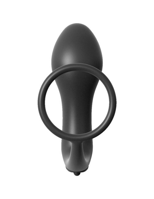 Ass-Gasm Cockring Vibrating Plug Black - Image 4