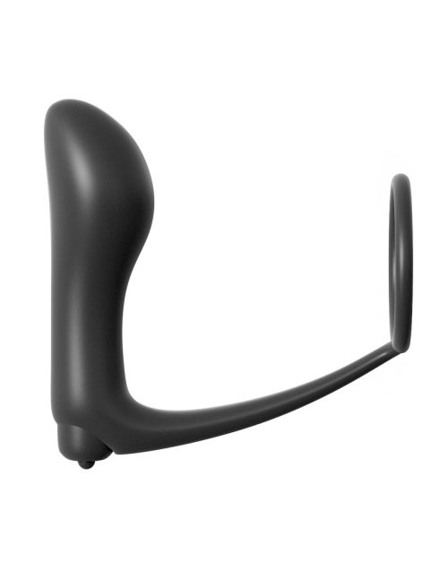 Ass-Gasm Cockring Vibrating Plug Black - Image 3