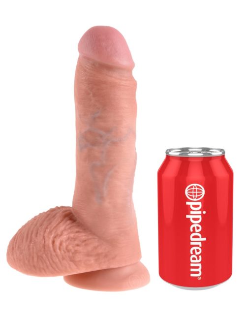 8" Cock with Balls  Light - Image 3