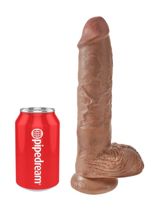 10" Cock with Balls Tan - Image 2