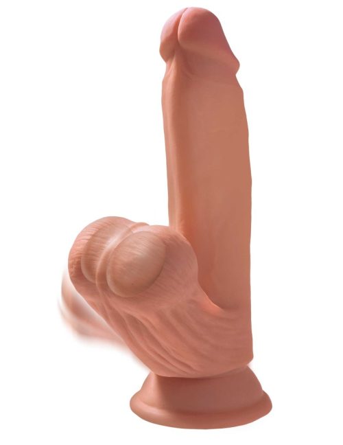 8" Triple Density Cock With Swinging Balls  Light - Image 3
