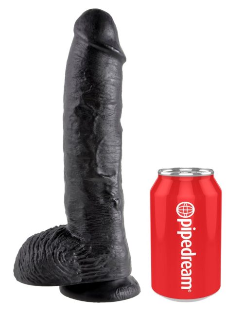 10" Cock with Balls Black - Image 3