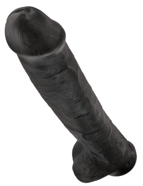 15" Cock with Balls  Black - Image 4